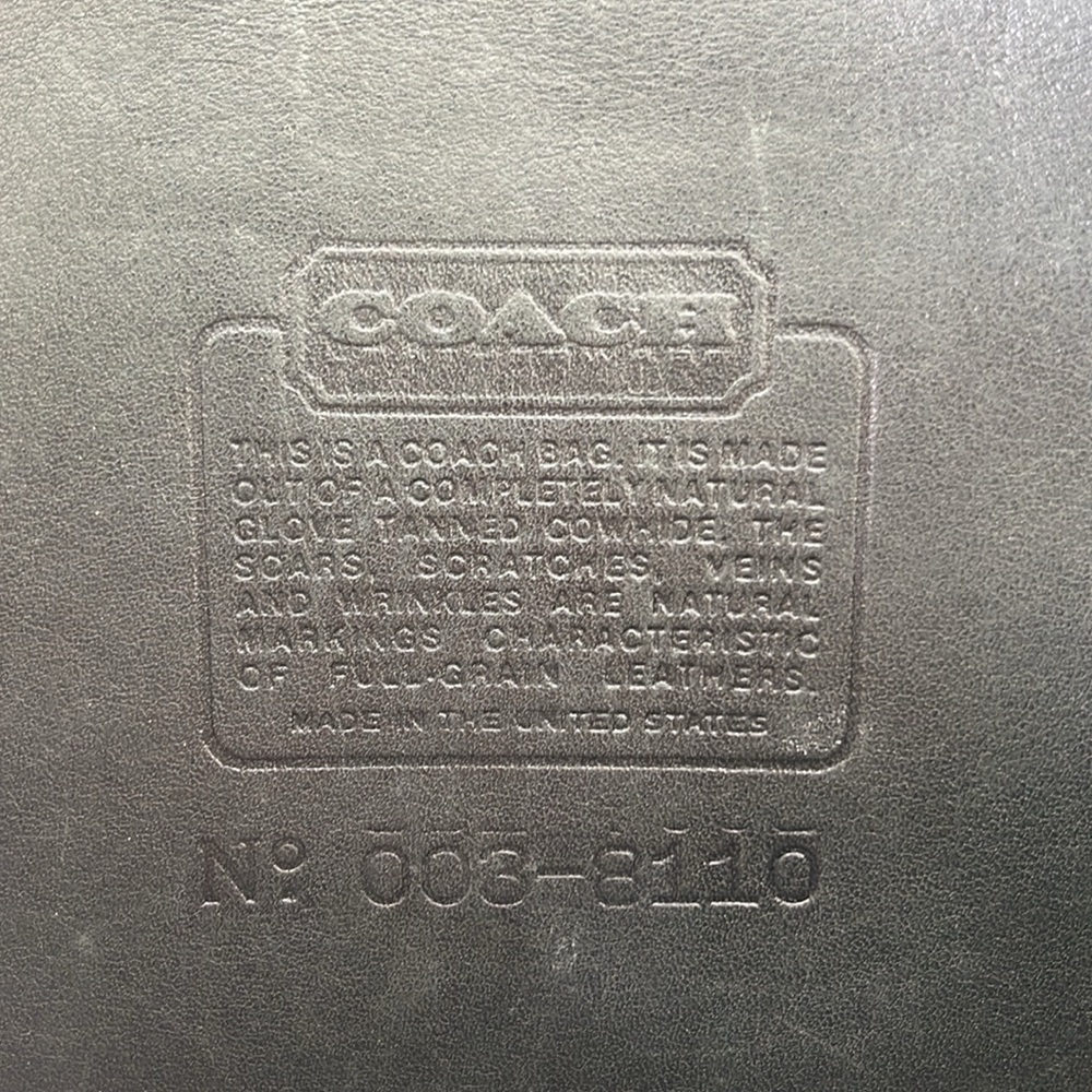 Vintage Coach Station Bag in Rare Green - Picture 4 of 5